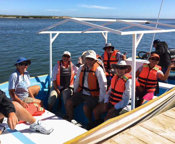 The start of our whalewatching adventure, Puerto San Carlos, Magdalena Bay, Baha