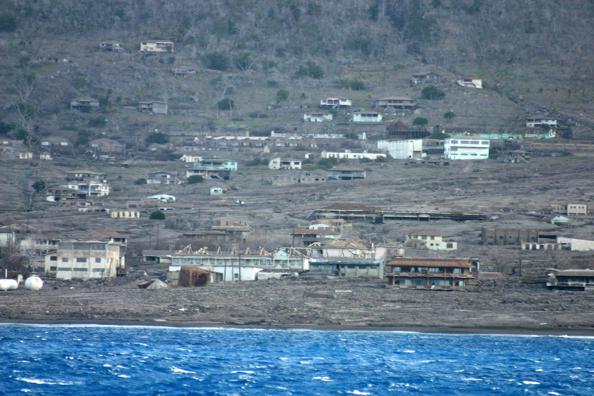 remains of plymouth montserrat