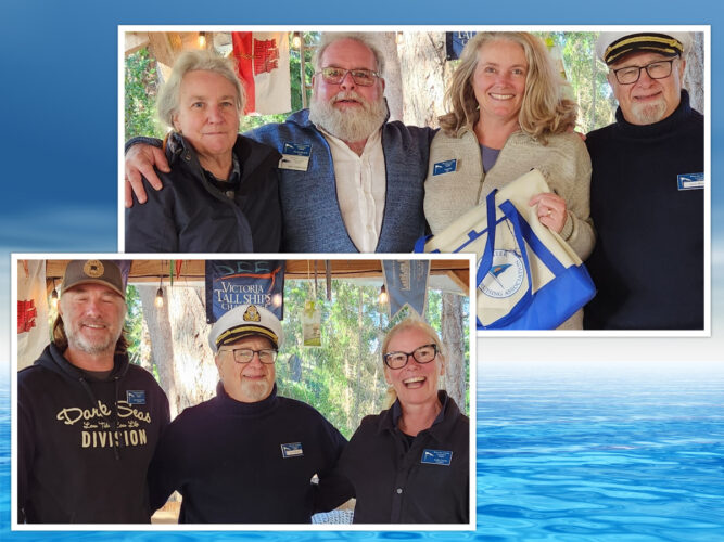 Leaevers receiving their packages