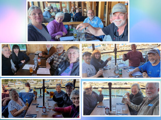 BCA members having dinner at a restaurant